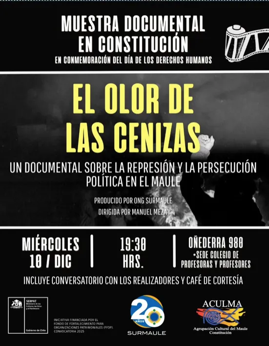 Documental El Olor de las cenizas